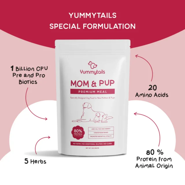 Yummytails Mother and Puppy Dog Food Kibble - Image 4